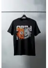 SBRD- Unisex Oversize 24/1 Penye Dtf Baskılı Tişört - Dtf114