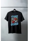 SBRD- Unisex Oversize 24/1 Penye Dtf Baskılı Tişört - Dtf115