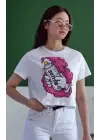 SBRD- Unisex Oversize 24/1 Penye Dtf Baskılı Tişört - Dtf117