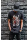 SBRD- Unisex Oversize 24/1 Penye Dtf Baskılı Tişört - Dtf127