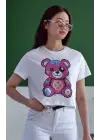 SBRD- Unisex Oversize 24/1 Penye Dtf Baskılı Tişört - Dtf130