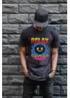 SBRD- Unisex Oversize 24/1 Penye Dtf Baskılı Tişört - Dtf162