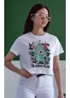 SBRD- Unisex Oversize 24/1 Penye Dtf Baskılı Tişört - Dtf165