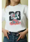 SBRD- Unisex Oversize 24/1 Penye Dtf Baskılı Tişört - Dtf169