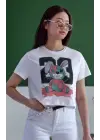 SBRD- Unisex Oversize 24/1 Penye Dtf Baskılı Tişört - Dtf169