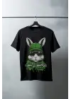 SBRD- Unisex Oversize 24/1 Penye Dtf Baskılı Tişört - Dtf177
