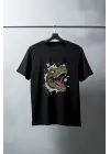 SBRD- Unisex Oversize 24/1 Penye Dtf Baskılı Tişört - Dtf186