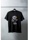 SBRD- Unisex Oversize 24/1 Penye Dtf Baskılı Tişört - Dtf189