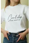SBRD- Unisex Oversize 24/1 Penye Dtf Baskılı Tişört - Dtf210