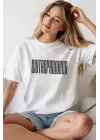 SBRD- Unisex Oversize 24/1 Penye Dtf Baskılı Tişört - Dtf232