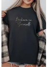 SBRD- Unisex Oversize 24/1 Penye Dtf Baskılı Tişört - Dtf279