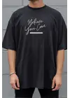 SBRD- Unisex Oversize 24/1 Penye Dtf Baskılı Tişört - Dtf280