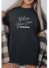 SBRD- Unisex Oversize 24/1 Penye Dtf Baskılı Tişört - Dtf280
