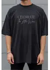 SBRD- Unisex Oversize 24/1 Penye Dtf Baskılı Tişört - Dtf284