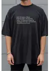 SBRD- Unisex Oversize 24/1 Penye Dtf Baskılı Tişört - Dtf285