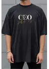 SBRD- Unisex Oversize 24/1 Penye Dtf Baskılı Tişört - Dtf286