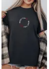 SBRD- Unisex Oversize 24/1 Penye Dtf Baskılı Tişört - Dtf289