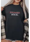 SBRD- Unisex Oversize 24/1 Penye Dtf Baskılı Tişört - Dtf293