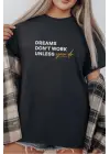 SBRD- Unisex Oversize 24/1 Penye Dtf Baskılı Tişört - Dtf294
