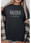 SBRD- Unisex Oversize 24/1 Penye Dtf Baskılı Tişört - Dtf295
