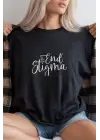 SBRD- Unisex Oversize 24/1 Penye Dtf Baskılı Tişört - Dtf296