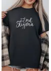 SBRD- Unisex Oversize 24/1 Penye Dtf Baskılı Tişört - Dtf296