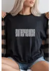 SBRD- Unisex Oversize 24/1 Penye Dtf Baskılı Tişört - Dtf297