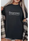 SBRD- Unisex Oversize 24/1 Penye Dtf Baskılı Tişört - Dtf298
