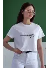 SBRD- Unisex Oversize 24/1 Penye Dtf Baskılı Tişört - Dtf66