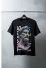 SBRD- Unisex Oversize 24/1 Penye Dtf Baskılı Tişört - Dtf98