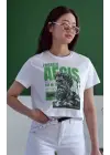 SBRD- Unisex Oversize 24/1 Penye Dtf Baskılı Tişört - Dtf99