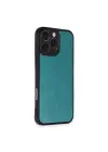STRMN- Apple İphone 16 Pro Max Kılıf Aras Deri Kapak - Açık Yeşil