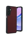 STRMN- Samsung Galaxy A16 5g Kılıf Aras Deri Kapak - Bordo