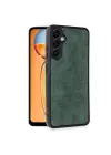 STRMN- Samsung Galaxy A26 Kılıf Aras Deri Kapak - Koyu Yeşil