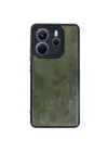 STRMN- Xiaomi Redmi Note 14 4g Kılıf Aras Deri Kapak - Koyu Yeşil