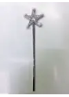 Yıldız Peri Asası Sihirli Değnek Beyaz Ponponlu