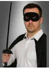 Zorro Kostüm Plastik Aksesuar Seti – Maske ve Kılıç (67 cm)