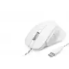 7D Ergonomi̇k Kablolu Ofi̇s Mouse 3600 Dpi - Beyaz ND1209W