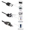 Endoskop 3 in 1 Yılan Kamera USB Micro Usb Type-C 2M Sert Kablo