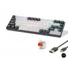 Gaming Mekanik Klavye Tri Mod Rgb Red Switch - Beyaz Siyah MF1703W