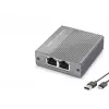 Gigabit Ethernet Switch 4 Port Type C Güç Girişli Gri HDX1413
