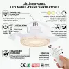 Gizli Pervaneli LED Ampul-Tavan Vantilatörü HV501