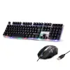 Kablolu Oyuncu Klavye Mouse Set Led Q Siyah H837Q