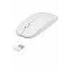 Kablosuz Mouse Fare Şarjlı Bluetooth Wireless Çift Modlu Sessiz