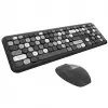 Mofii No666 Siyah Gri Klavye Mouse Set