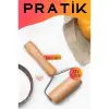 Pratik Merdane Ahşap Ergonımik Oklava