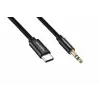 Type-c 3.5 Mm Ses Kablosu 1 M Siyah GJ021