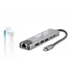 Type-C Combo Hub Hdmi 4K Usb 3.0 Lan 6 Port - Gri HDX7791