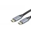 Type-C Usb 3.2 Gen2 20 Gbps 100W 4K 60Hz Şarj Ve Data Kablosu 3 M Siyah HDX7884