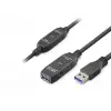 Usb 3.0 Active Repeater Uzatma Kablosu 10 M Siyah HDX7562